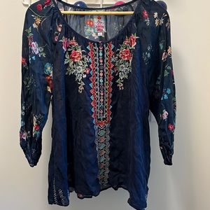 Johnny Was Boho Top size M